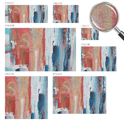 Nowoczesna fototapeta do salonu Kolorowe abstrakcje