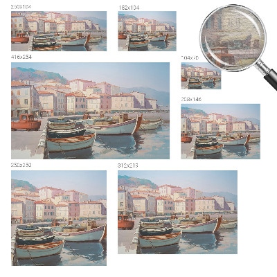 Dekoracyjna fototapeta na ścianę Dekoracyjna fototapeta na ścianę Nadmorska przystań