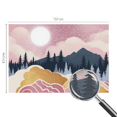 Fototapeta fizelinowa do sypialni Różowy zachód