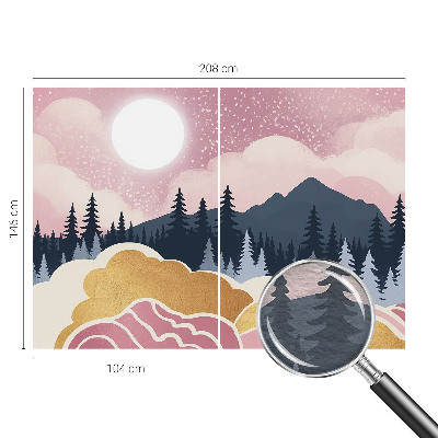 Fototapeta fizelinowa do sypialni Różowy zachód