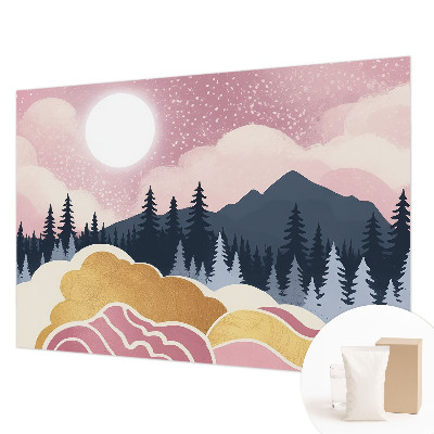 Fototapeta fizelinowa do sypialni Różowy zachód