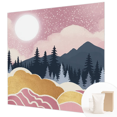 Fototapeta fizelinowa do sypialni Różowy zachód