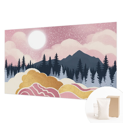 Fototapeta fizelinowa do sypialni Różowy zachód