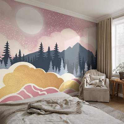 Fototapeta fizelinowa do sypialni Różowy zachód