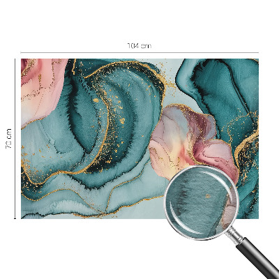 Nowoczesna fototapeta do salonu Artystyczne fale