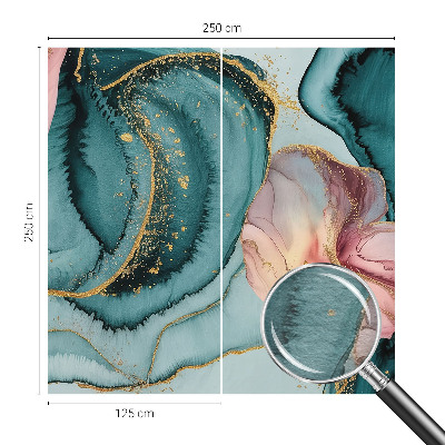 Nowoczesna fototapeta do salonu Artystyczne fale