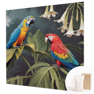 Dekoracyjna fototapeta na ścianę Kolorowe papugi