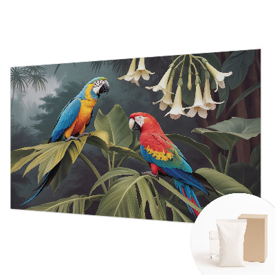 Dekoracyjna fototapeta na ścianę Kolorowe papugi