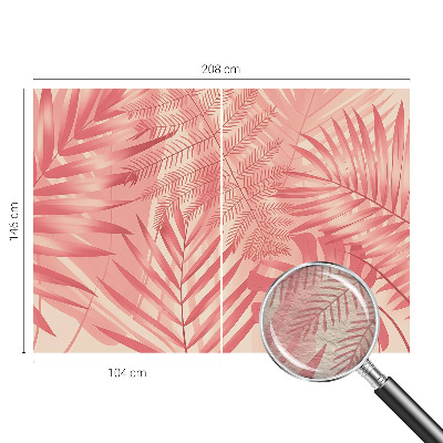 Dekoracyjna fototapeta na ścianę Tropikalne liście