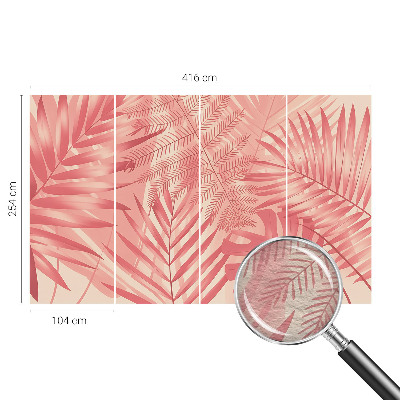 Dekoracyjna fototapeta na ścianę Tropikalne liście