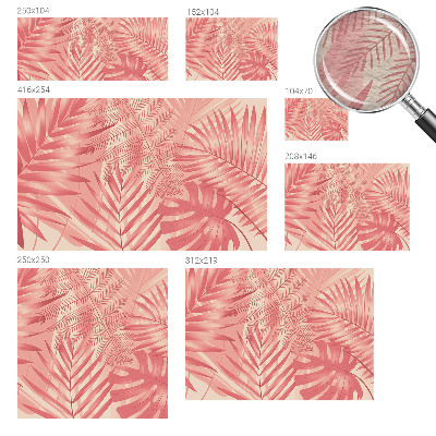 Dekoracyjna fototapeta na ścianę Tropikalne liście