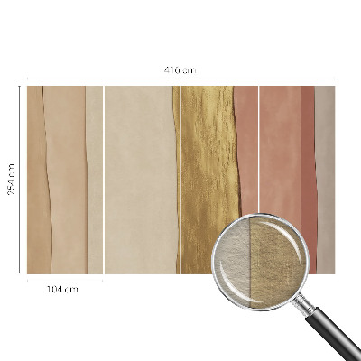 Fototapeta fizelinowa do sypialni Faliste pasy