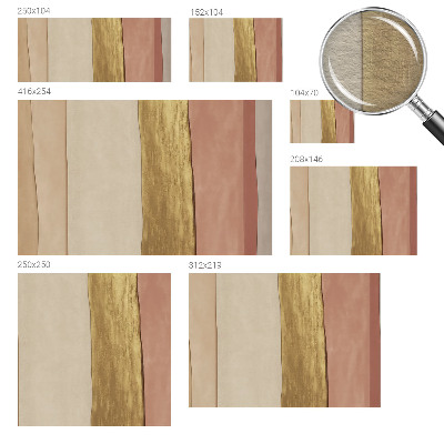 Fototapeta fizelinowa do sypialni Faliste pasy