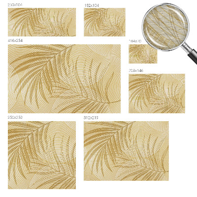 Fototapeta fizelinowa do sypialni Fototapeta fizelinowa do sypialni Tropikalna elegancja