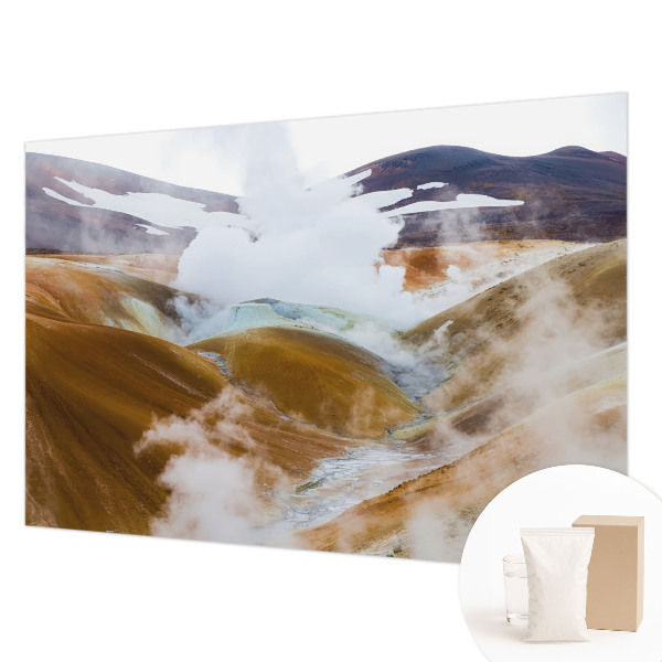 Nowoczesna fototapeta do salonu Wulkaniczne wzgórza