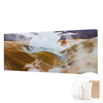 Nowoczesna fototapeta do salonu Wulkaniczne wzgórza