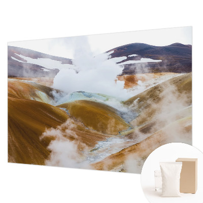 Nowoczesna fototapeta do salonu Wulkaniczne wzgórza