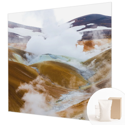 Nowoczesna fototapeta do salonu Wulkaniczne wzgórza