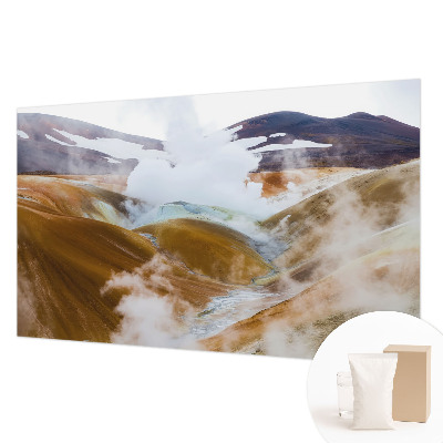 Nowoczesna fototapeta do salonu Wulkaniczne wzgórza