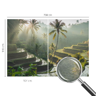 Fototapeta fizelinowa z nadrukiem Rajskie tarasy