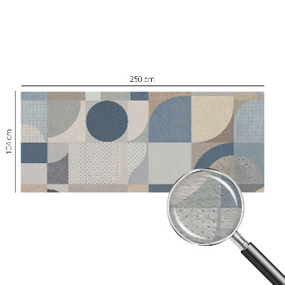 Tapeta fotograficzna z motywem geometrycznej mozaiki