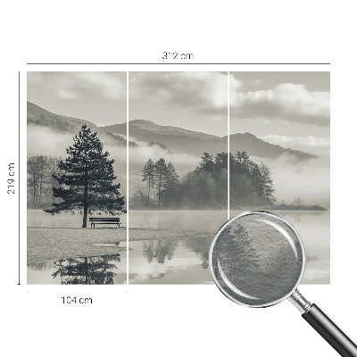 Nowoczesna fototapeta do salonu Pejzaż romantyczny