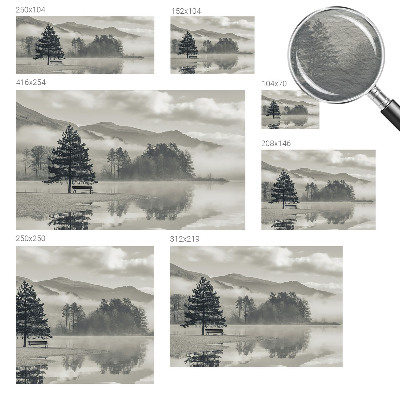 Nowoczesna fototapeta do salonu Pejzaż romantyczny