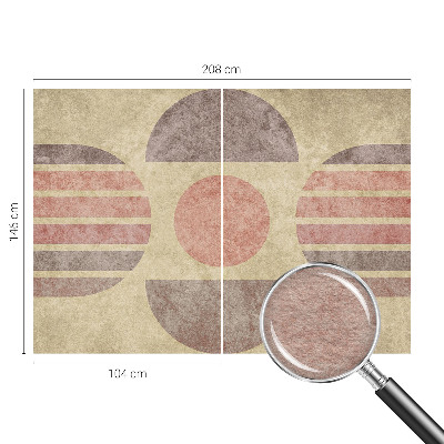 Fototapeta na ścianę z geometrycznym wzorem