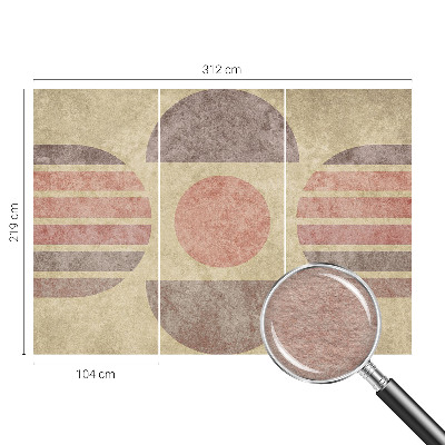 Fototapeta na ścianę z geometrycznym wzorem