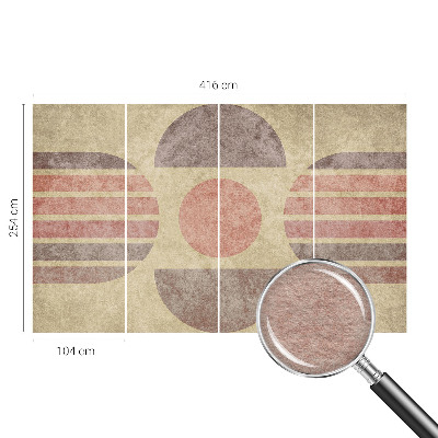 Fototapeta na ścianę z geometrycznym wzorem