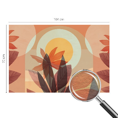 Tapeta fotograficzna Kwiatowa abstrakcja