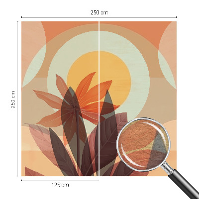 Tapeta fotograficzna Kwiatowa abstrakcja