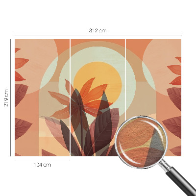 Tapeta fotograficzna Kwiatowa abstrakcja