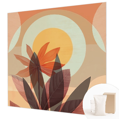 Tapeta fotograficzna Kwiatowa abstrakcja