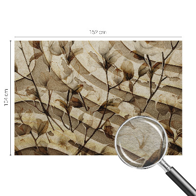 Dekoracyjna fototapeta na ścianę z klasycznym motywem florystycznym
