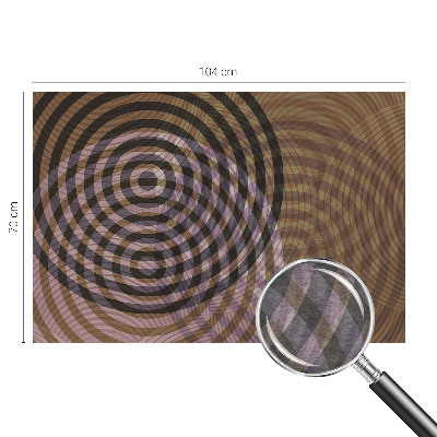 Nowoczesna fototapeta do salonu Hipnotyzujące kręgi