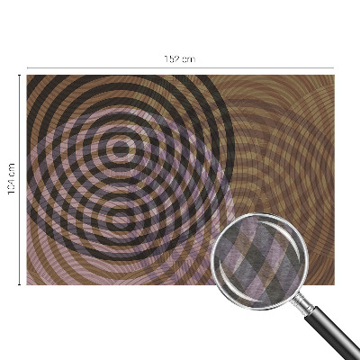 Nowoczesna fototapeta do salonu Hipnotyzujące kręgi