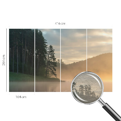 Tapeta fotograficzna fizelinowa z motywem mglistego poranka