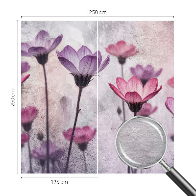 Fototapeta fizelinowa z nadrukiem Pastelowe kwiaty