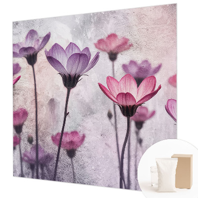 Fototapeta fizelinowa z nadrukiem Pastelowe kwiaty