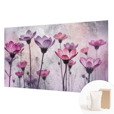 Fototapeta fizelinowa z nadrukiem Pastelowe kwiaty