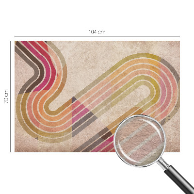 Fototapeta na ścianę z geometrycznym wzorem linii