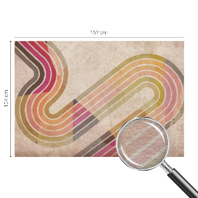 Fototapeta na ścianę z geometrycznym wzorem linii