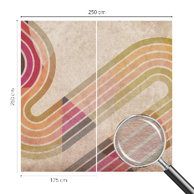 Fototapeta na ścianę z geometrycznym wzorem linii