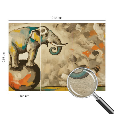 Fototapeta fizelinowa do sypialni Abstrakcyjny słoń