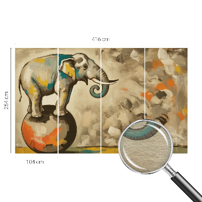 Fototapeta fizelinowa do sypialni Abstrakcyjny słoń