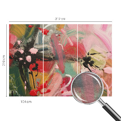 Tapeta fotograficzna z kolorowym motywem chaosu