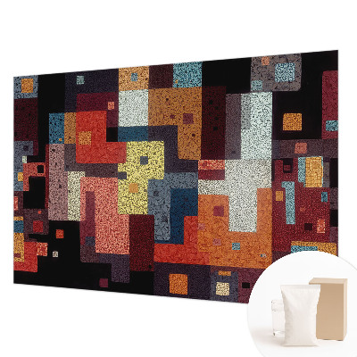 Nowoczesna fototapeta do salonu Kolorowe kształty