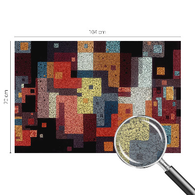 Nowoczesna fototapeta do salonu Kolorowe kształty