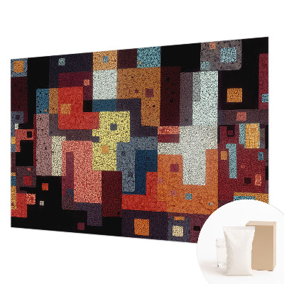 Nowoczesna fototapeta do salonu Kolorowe kształty